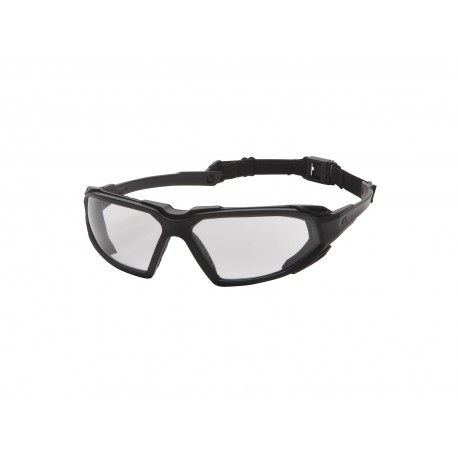 Lunettes de protection verres transparents et montures noires | Strike Systems