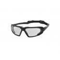 Lunettes de protection verres transparents et montures noires