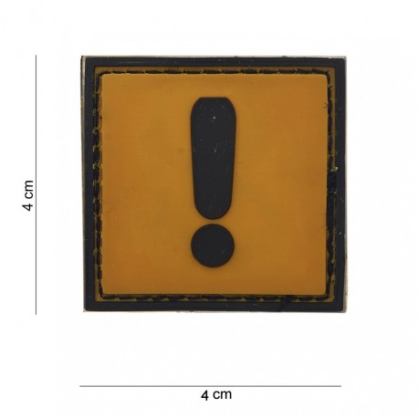 Patch 3D PVC Caution (avec velcro) de la marque 101 Inc (13060 | 444120-3599)