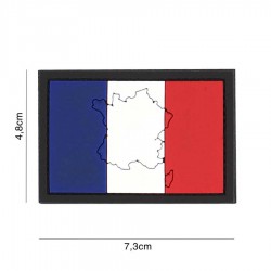 Patch 3D PVC France (avec velcro) de la marque 101 Inc (4132 | 444130-7171)