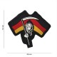 Patch 3D PVC German reeper de la marque 101 Inc