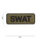 Patch 3D PVC SWAT de la marque 101 Inc (444130-5113)