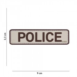 Patch 3D PVC Police