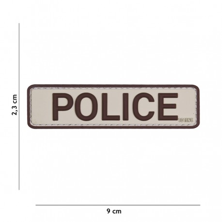 Patch 3D PVC Police de la marque 101 Inc (444130-5149)