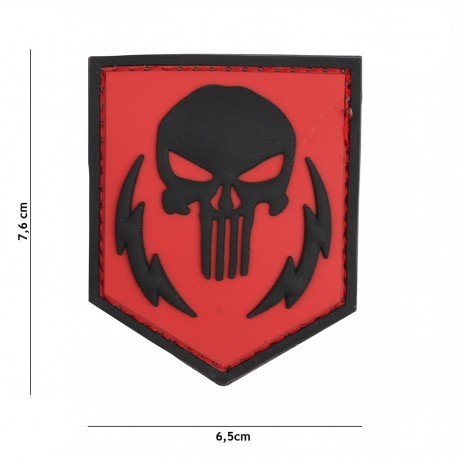 Patch 3D PVC Punisher thunder strokes de la marque 101 Inc (444130-5326)