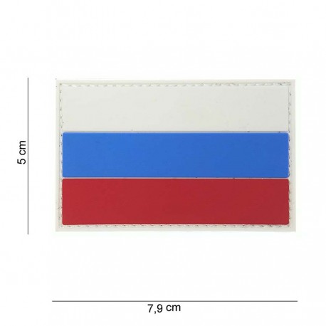 Patch 3D PVC Russia (avec velcro) de la marque 101 Inc (10017 | 444130-3799)