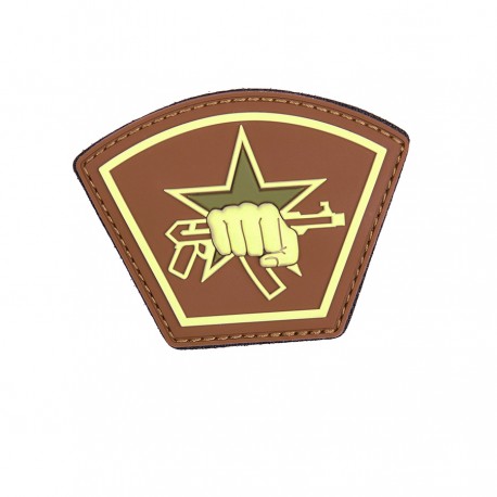 Patch 3D PVC Russian star fist (avec velcro) de la marque 101 Inc (9067 | 444130-5554)