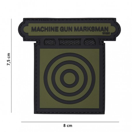 Patch 3D PVC Machine gun marksman (avec velcro) de la marque 101 Inc (17075 | 444130-5180)