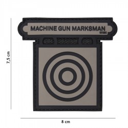 Patch 3D PVC Machine gun marksman (avec velcro) de la marque 101 Inc (17077 | 444130-5181)