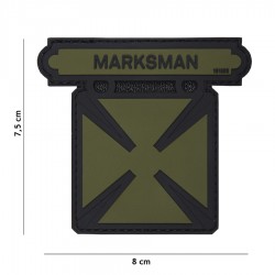 Patch 3D PVC Marksman (avec velcro) de la marque 101 Inc (17080 | 444130-5182)