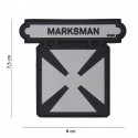 Patch 3D PVC Marksman