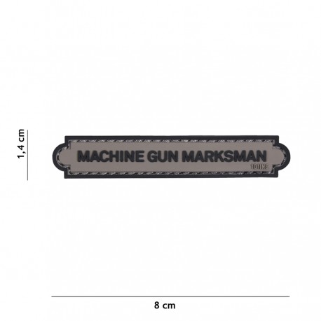 Patch 3D PVC Machine gun marksman (avec velcro) de la marque 101 Inc (17076 | 444130-5215)