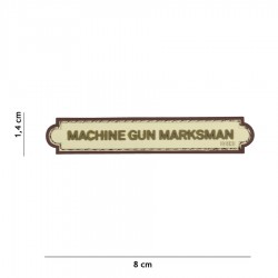 Patch 3D PVC Machine gun marksman (avec velcro) de la marque 101 Inc (17078 | 444130-5221)