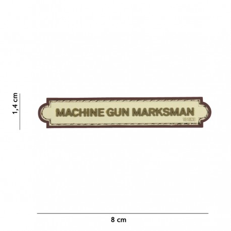 Patch 3D PVC Machine gun marksman (avec velcro) de la marque 101 Inc (17078 | 444130-5221)