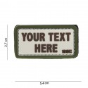 Patch 3D PVC Your text here