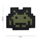 Patch 3D PVC Space invader avec velcro de la marque 101 Inc (444100-3943)