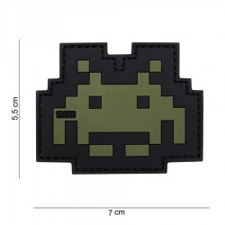 Patch 3D PVC Space invader