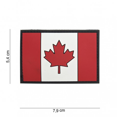 Patch 3D PVC Canada avec velcro de la marque 101 Inc (444110-4024)