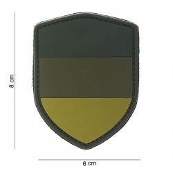 Patch 3D PVC Shield German avec velcro de la marque 101 Inc (444130-3774)