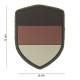 Patch 3D PVC Shield German avec velcro de la marque 101 Inc (444130-3777)