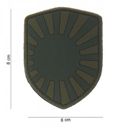 Patch 3D PVC Shield Japanese war avec velcro de la marque 101 Inc (444130-3786)