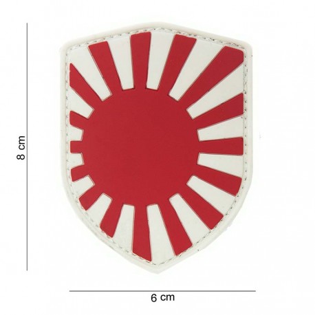 Patch 3D PVC Shield Japanese war avec velcro de la marque 101 Inc (444130-3788)