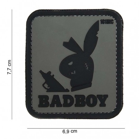 Patch 3D PVC Badboy avec velcro de la marque 101 Inc (444130-3884)