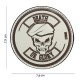 Patch 3D PVC Death or glory avec velcro de la marque 101 Inc (444130-3891)