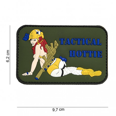 Patch 3D PVC Tactical hottie avec velcro de la marque 101 Inc (444130-3961)