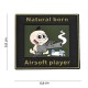 Patch 3D PVC Natural born avec velcro de la marque 101 Inc (444130-3963)