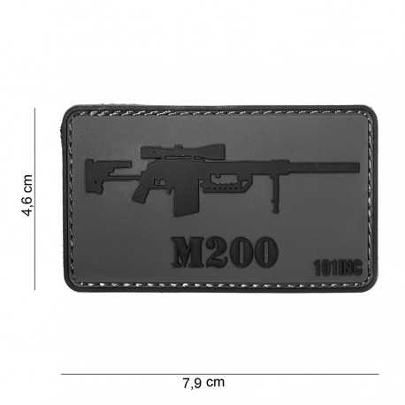 Patch 3D PVC M200 avec velcro de la marque 101 Inc (444130-4025)