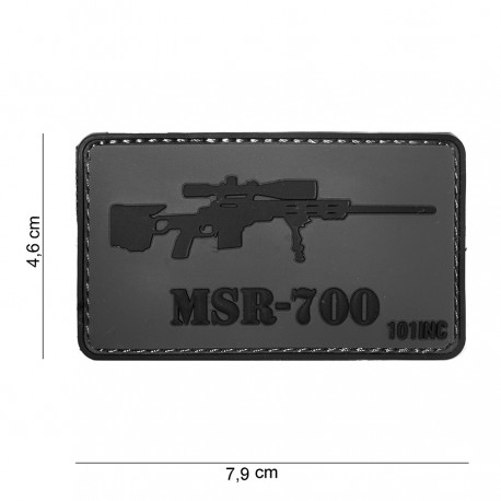 Patch 3D PVC MSR-700 avec velcro de la marque 101 Inc (444130-4034)