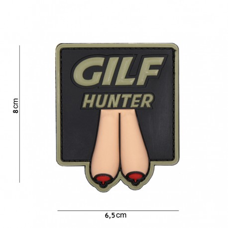 Patch 3D PVC Gilf hunter avec velcro de la marque 101 Inc (444130-4085)