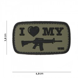 Patch 3D PVC I love my M4