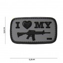 Patch 3D PVC I love my M4