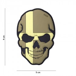 Patch 3D PVC Skull Sweden