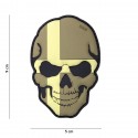 Patch 3D PVC Skull Sweden