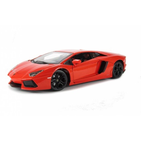 Miniature – Lamborghini Aventador LP700-4 orange (à l’échelle 1/18) de la marque Bburago (18-11033)