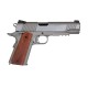 Réplique airgun - 1911 tactical stainless CO2 blow back de la marque Swiss arms (288508)