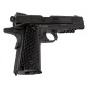 Réplique airgun - 1911 tactical noir CO2 blow back full métal de la marque Swiss arms (288513)