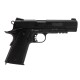 Réplique airgun - 1911 tactical noir CO2 blow back full métal de la marque Swiss arms (288513)