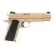 Réplique airgun - 1911 military tan CO2 blow back full métal de la marque Swiss arms (288507)