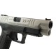 Réplique airgun - XDM 4.5'' chrome et noir CO2 blow back de la marque Cybergun (SA-XDM45CBB4-SBE)