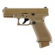 Réplique airsoft - Glock 19X coyote CO2 blow back (métal et polymère) de la marque Umarex (2.6435)