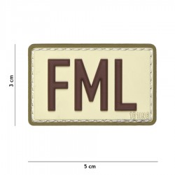 Patch 3D PVC FML (avec velcro) de la marque 101 Inc (16050 | 444130-5171)