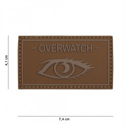 Patch 3D PVC Overwatch coyote (avec velcro) de la marque 101 Inc (19033 | 444130-5239)