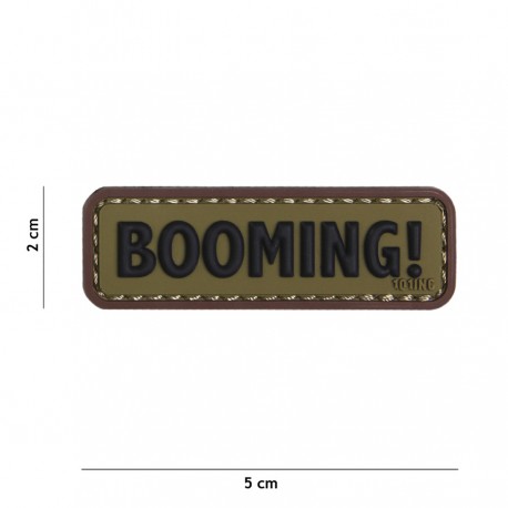 Patch 3D PVC Booming! (avec velcro) de la marque 101 Inc (18050 | 444130-5165)