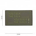 Patch 3D PVC You talk the talk