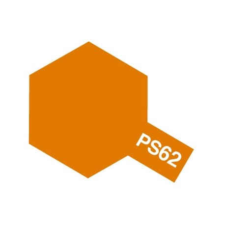 Peinture en spray pour carrosserie en polycarbonate - Peinture PS62 pure orange 100 ml de la marque Tamiya (86062)