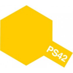 Peinture en spray pour carrosserie en polycarbonate - Peinture PS42 jaune translucide 100 ml de la marque Tamiya (86042)